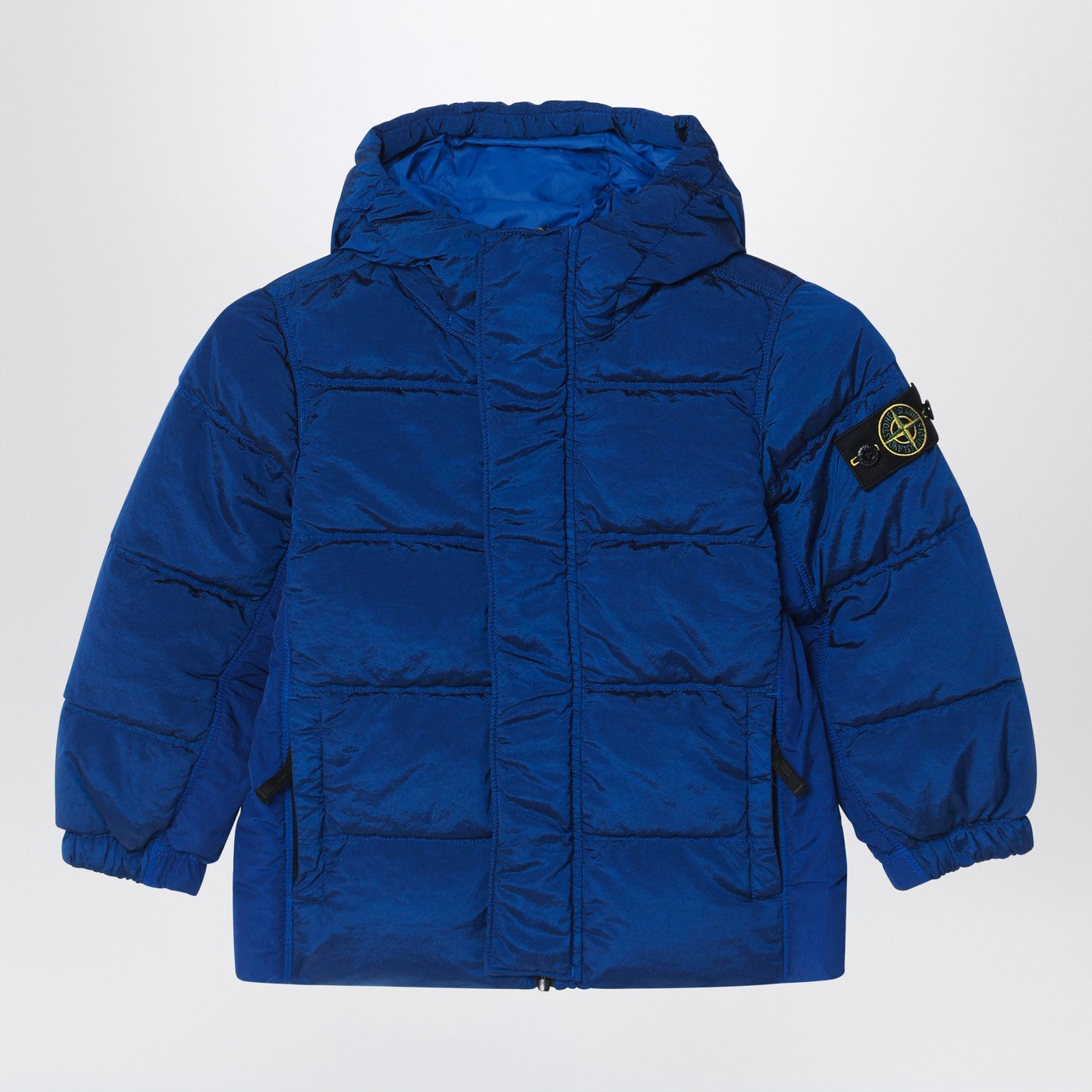 Stone Island Giubbotto con zip blu elettrico