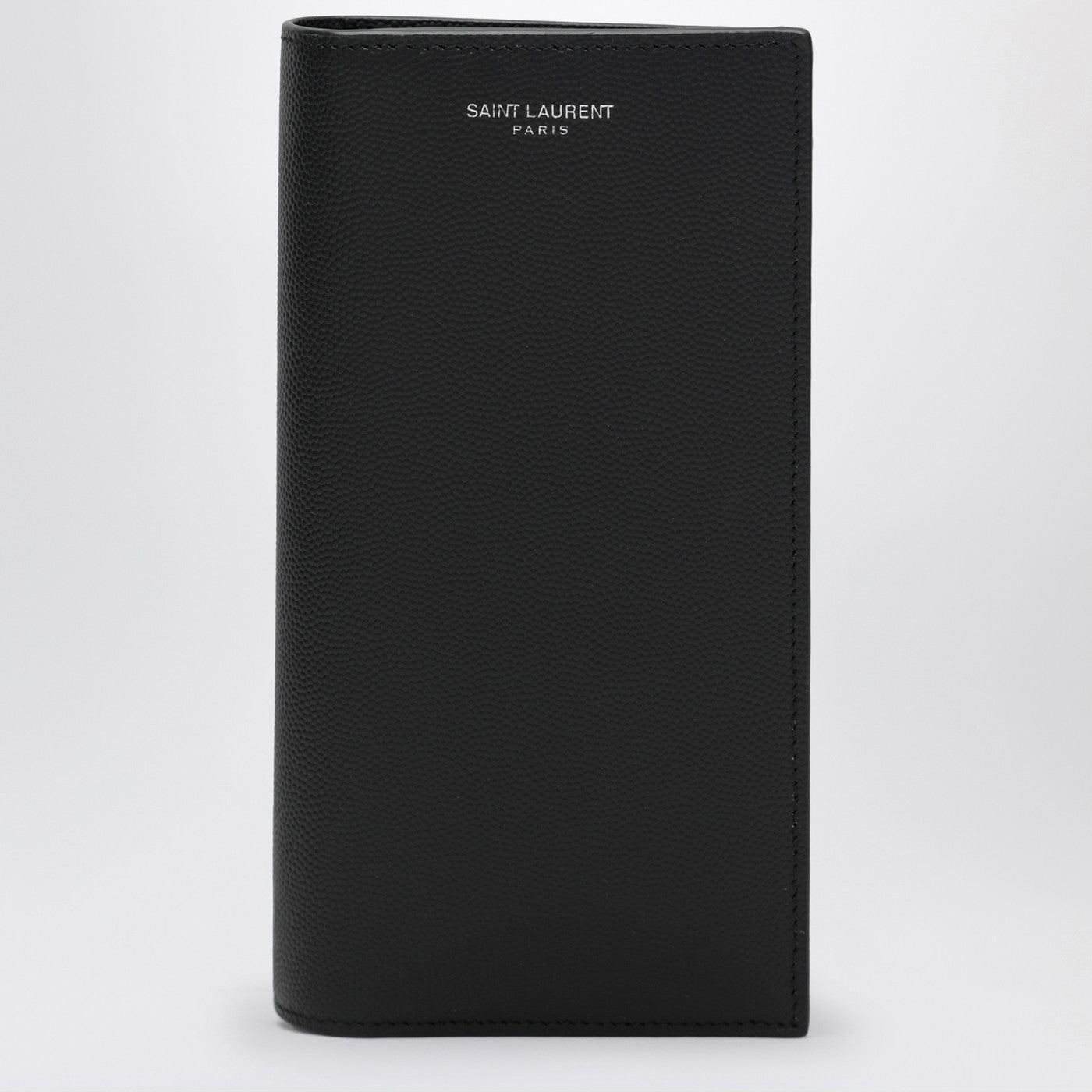 Saint Laurent Portafoglio Continental nero in pelle martellata