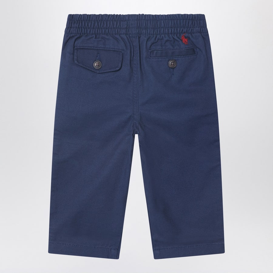 Polo Ralph Lauren Pantalone blu navy in cotone, view 2