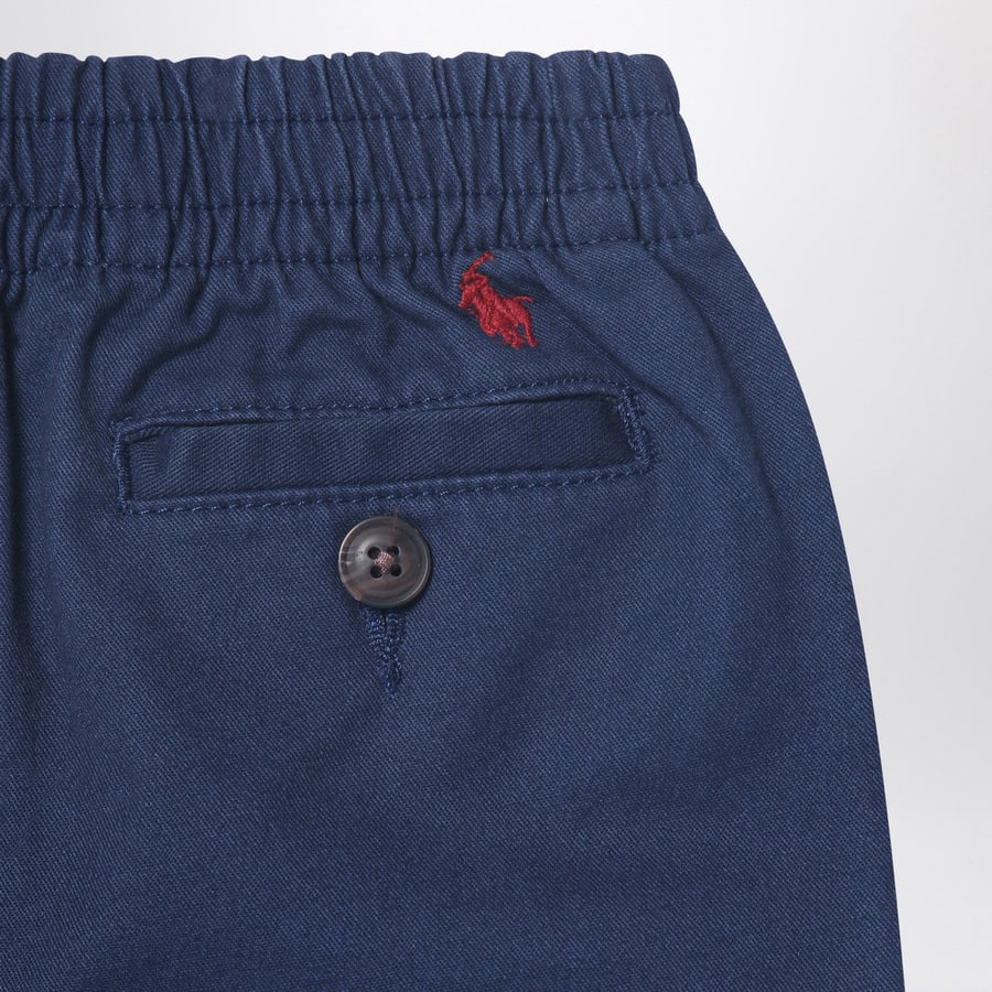 Polo Ralph Lauren Pantalone blu navy in cotone, view 3