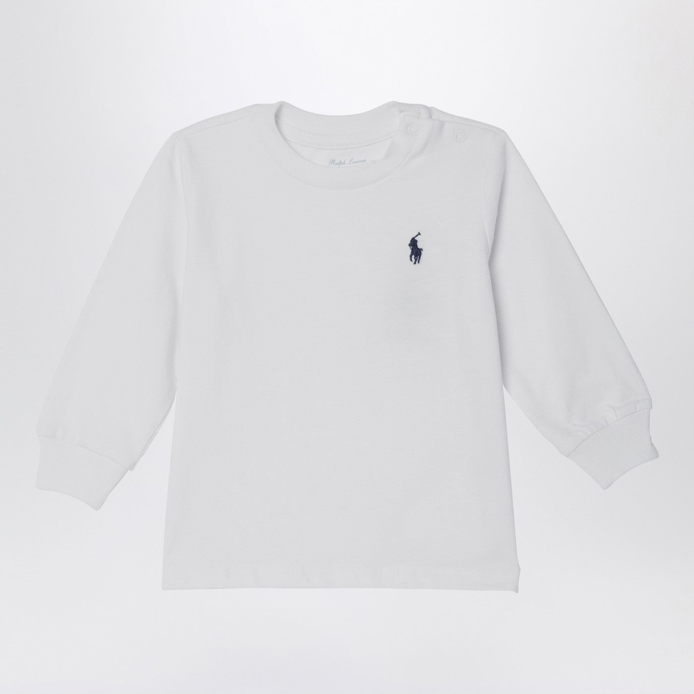 Polo Ralph Lauren Maglia bianca in cotone con logo