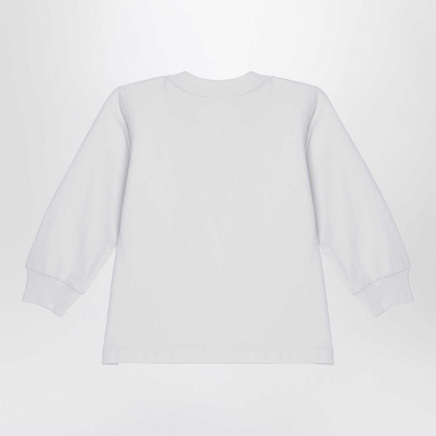Polo Ralph Lauren Maglia bianca in cotone con logo, view 2