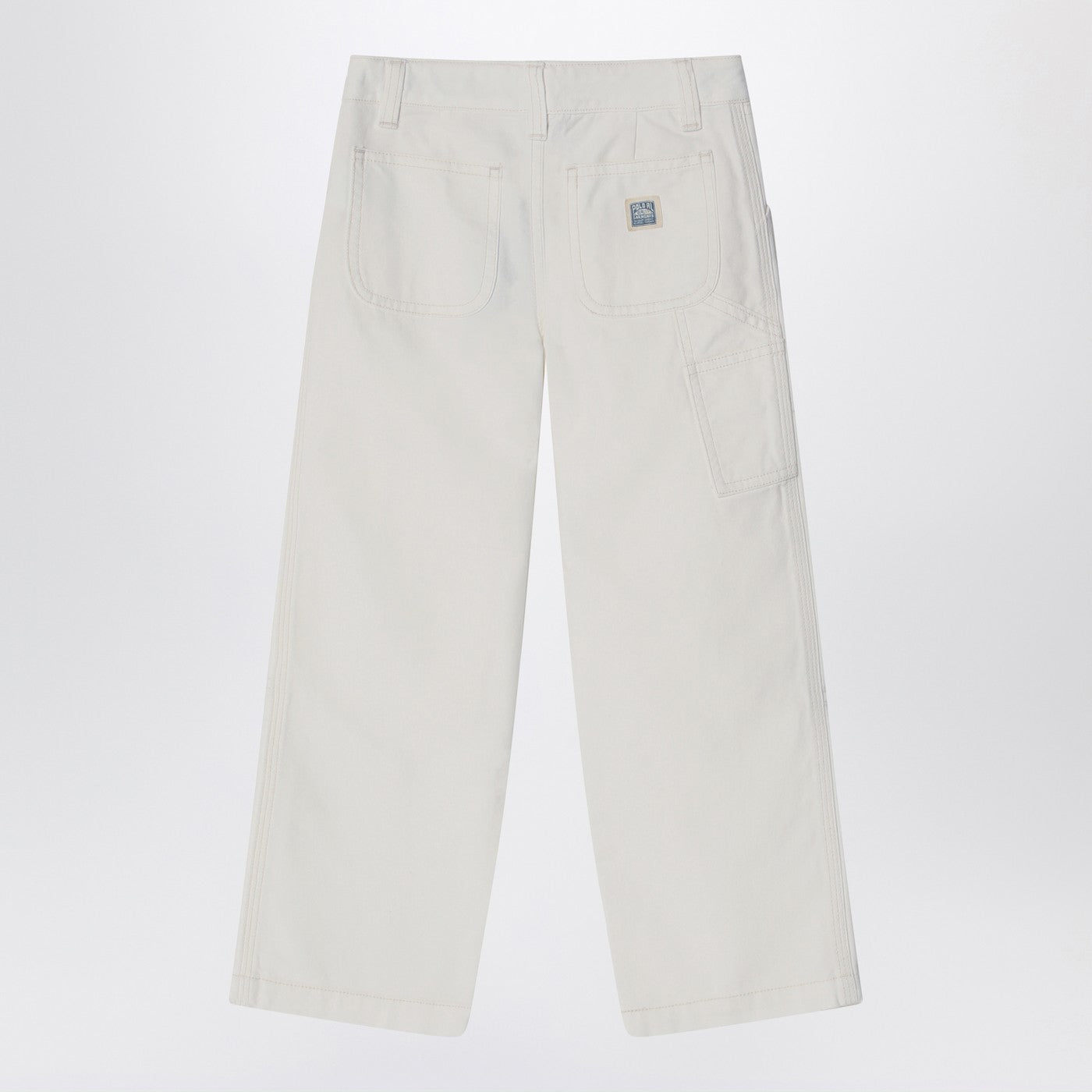 Polo Ralph Lauren Pantalone bianco in cotone, view 2