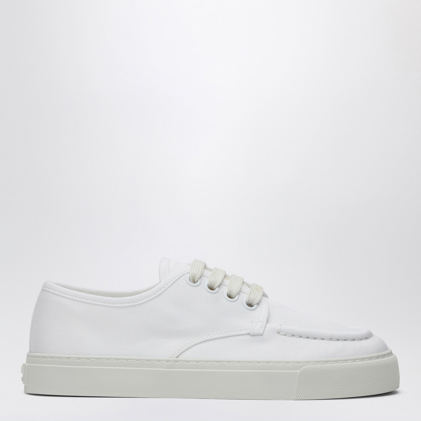 Prada Sneakers bianca in tela di cotone