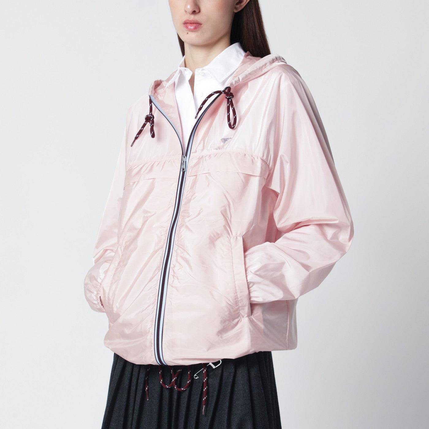Prada Blouson alabastro in Re-Nylon