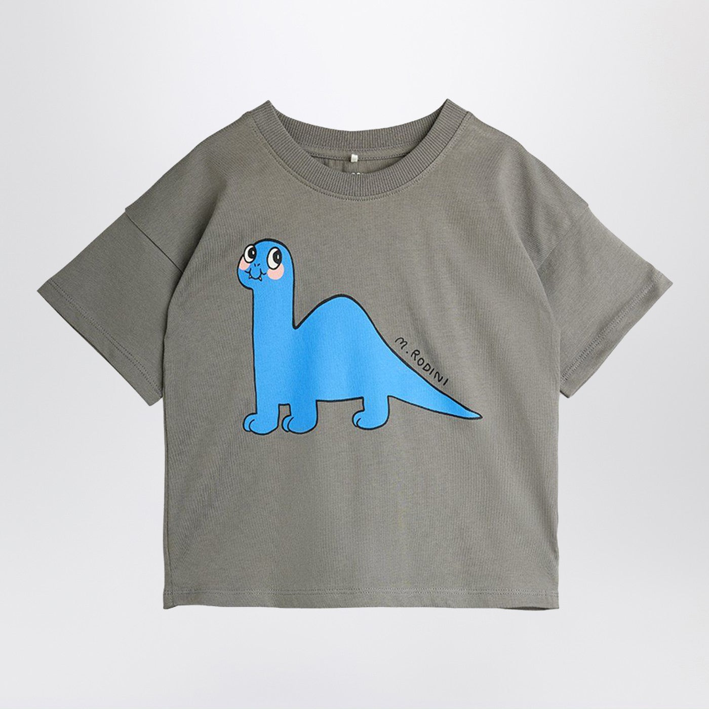 MINI RODINI T-shirt grigia Dino