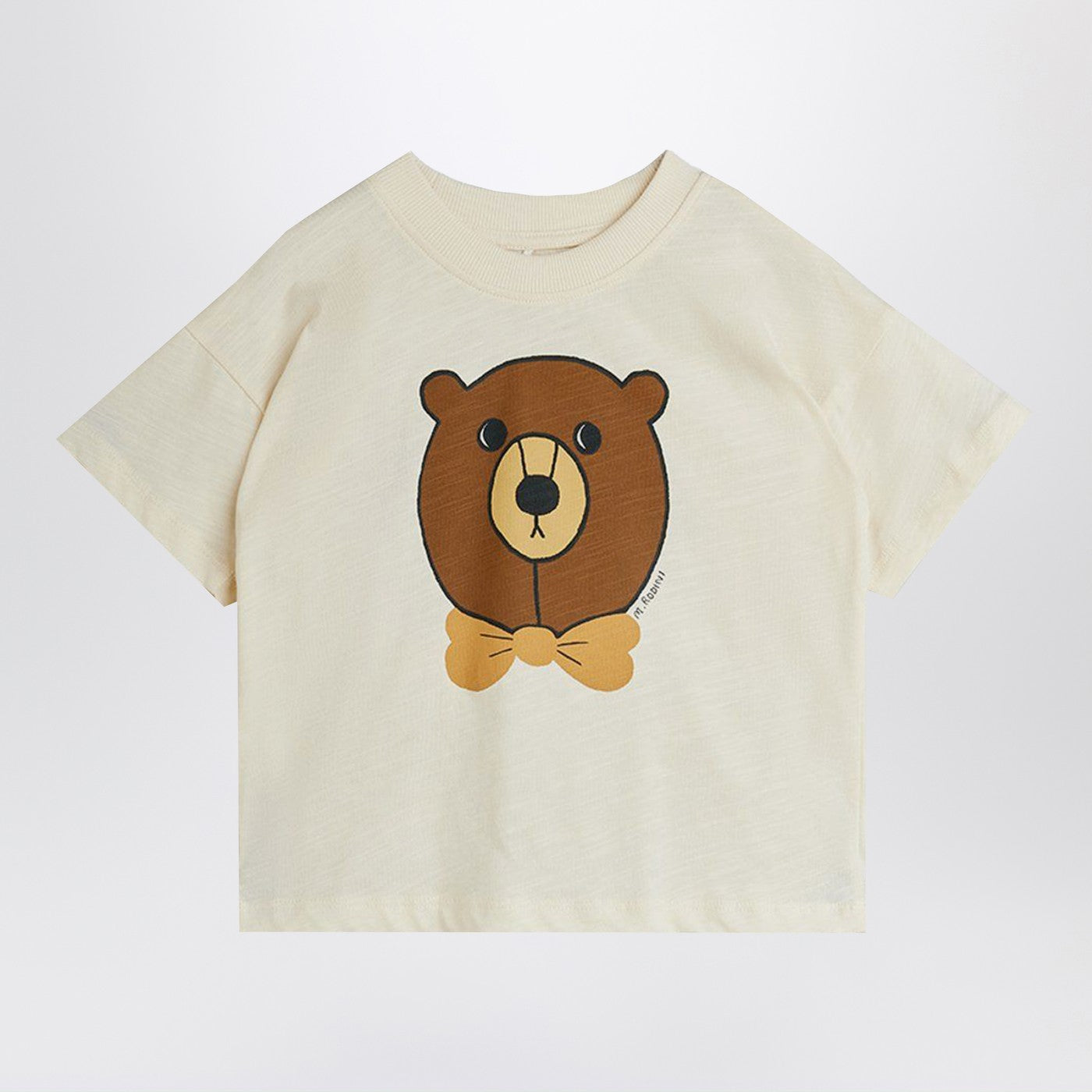 MINI RODINI Maglietta bianca con orso
