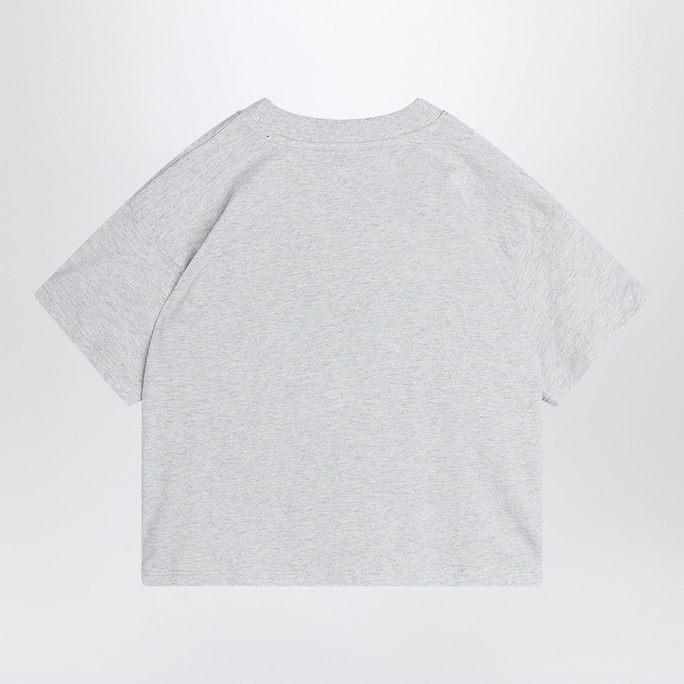 MINI RODINI T-shirt grigia chiara con stampa Flundra, view 2
