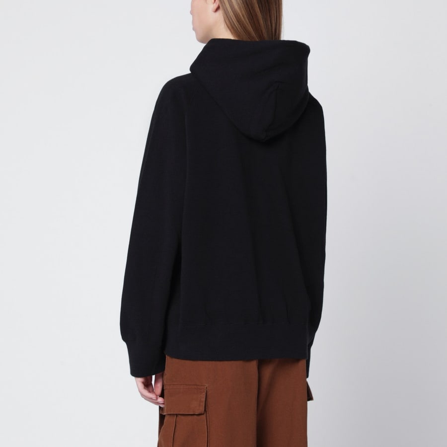Sacai x Carhartt WIP Felpa con cappuccio nera in cotone, view 4