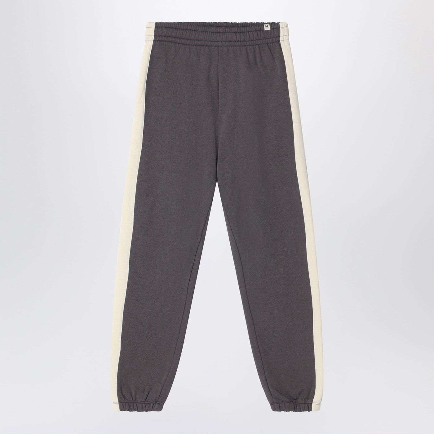 MINI RODINI Pantalone jogging grigio in cotone organico