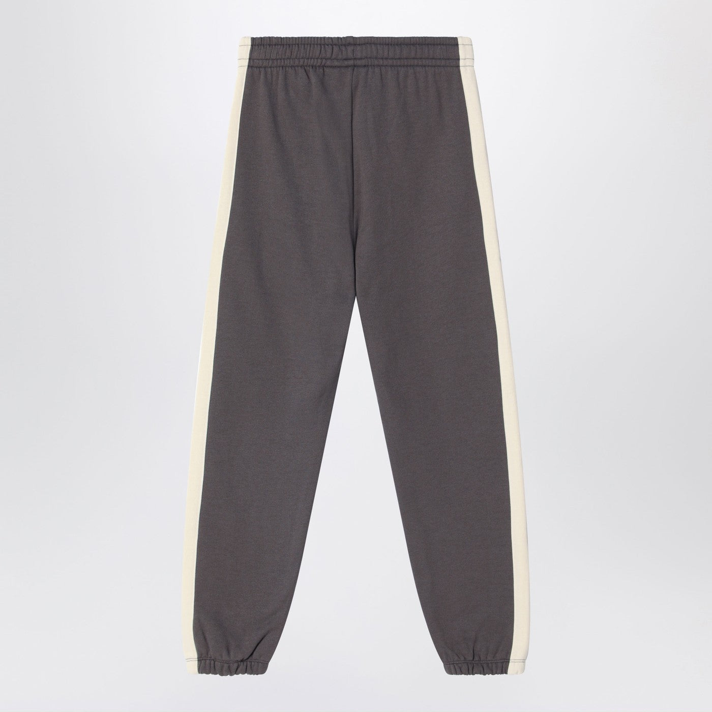 MINI RODINI Pantalone jogging grigio in cotone organico, view 2