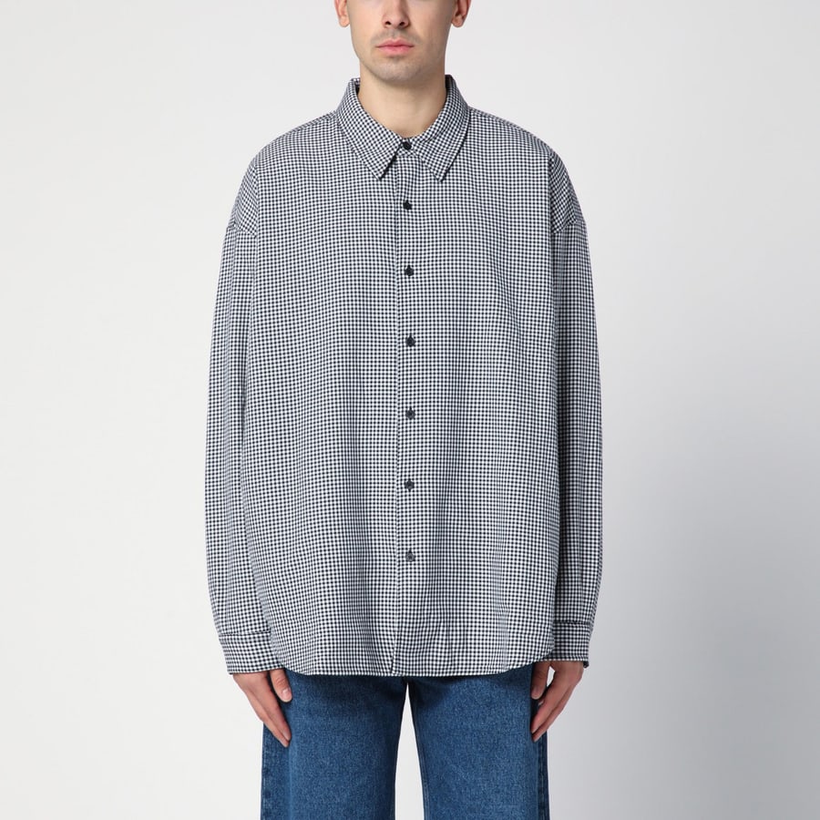 NEW AMSTERDAM Camicia a quadretti in misto lana