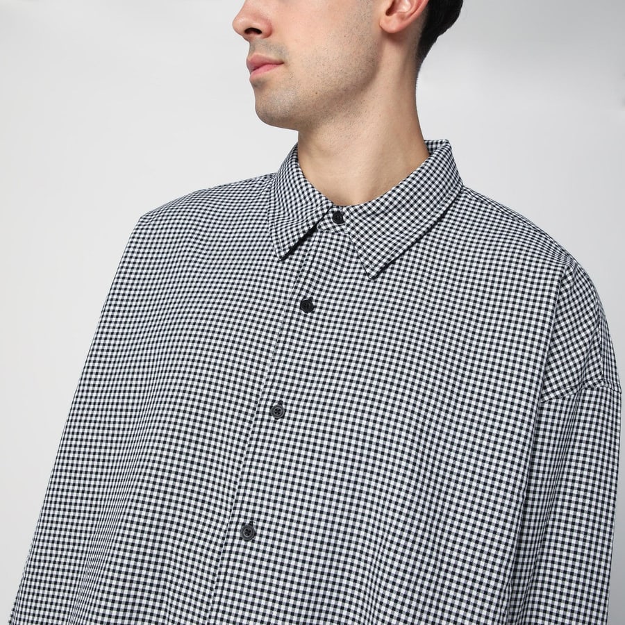 NEW AMSTERDAM Camicia a quadretti in misto lana, view 4
