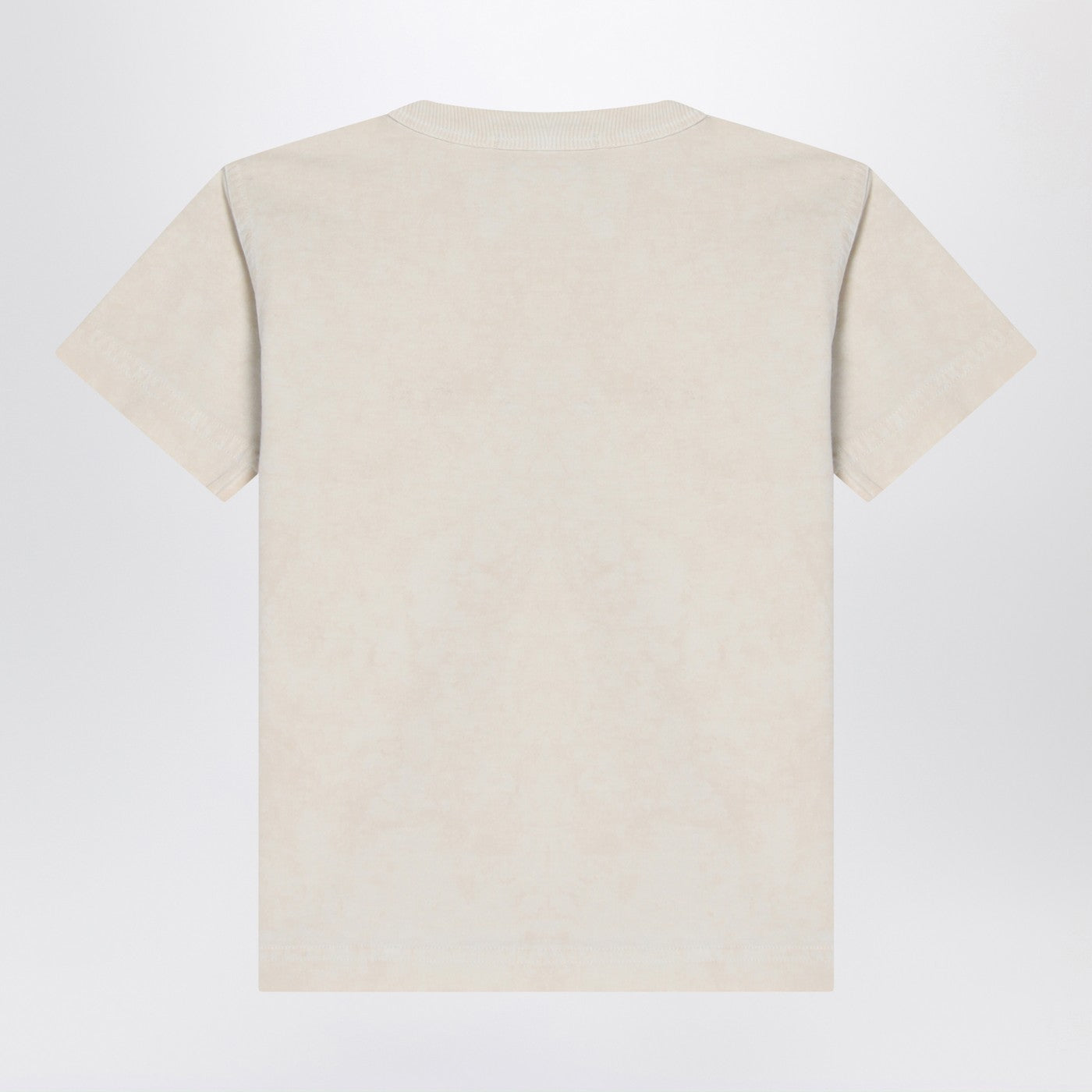 Stone Island T-shirt color sabbia con stampa logo, view 2