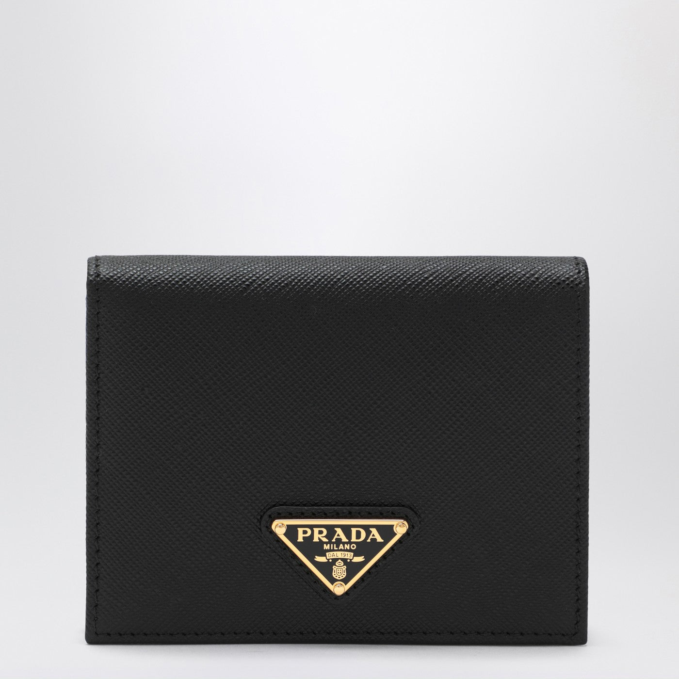 Prada Portafoglio piccolo nero in Saffiano