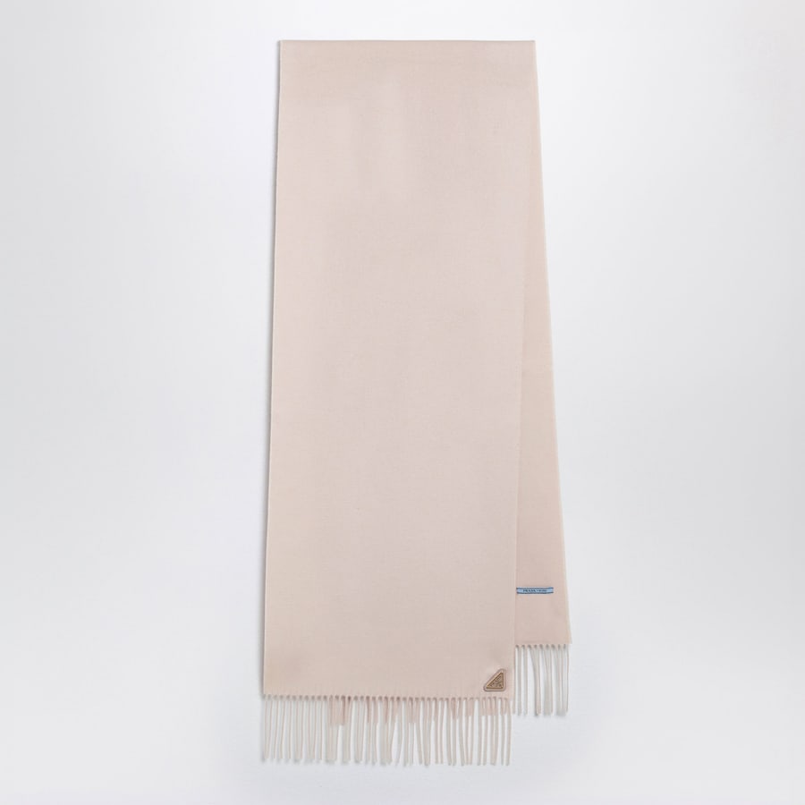 Prada Sciarpa color cipria in seta e cashmere