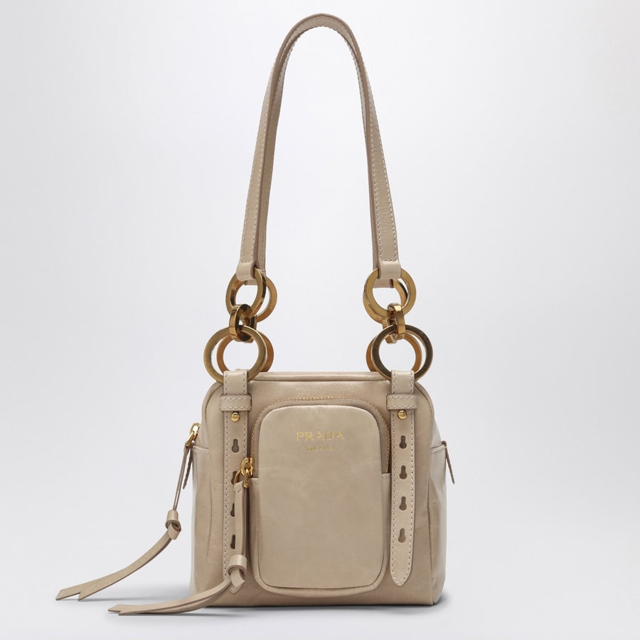 Prada Bauletto mini Dangle rosa cipria