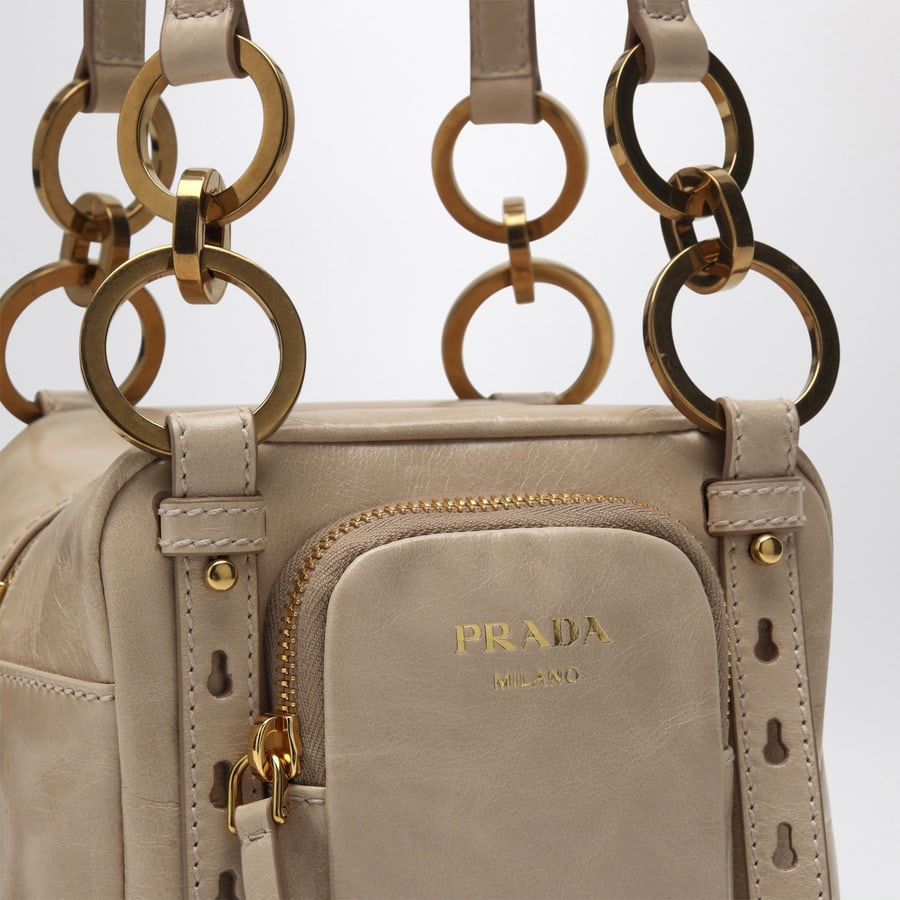 Prada Bauletto mini Dangle rosa cipria, view 6