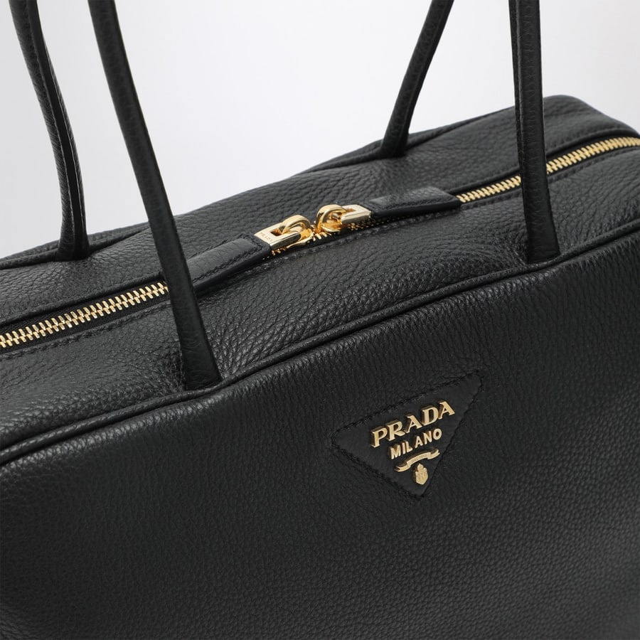 Prada Bauletto large in pelle nero, view 6