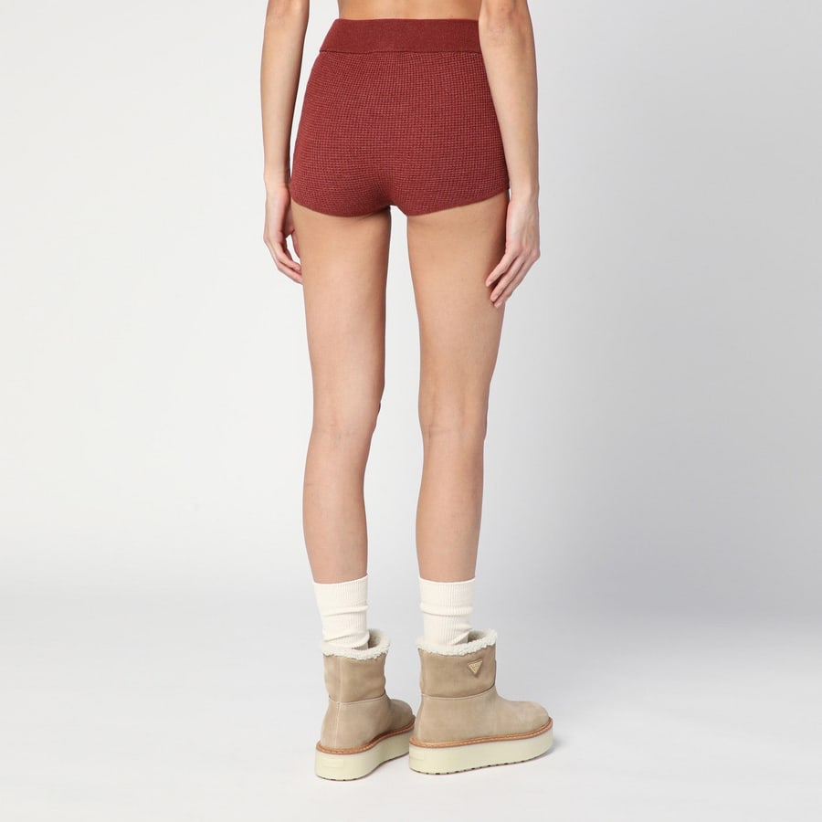 Fear of God Essentials Shorts bordeaux in nido d'ape, view 4