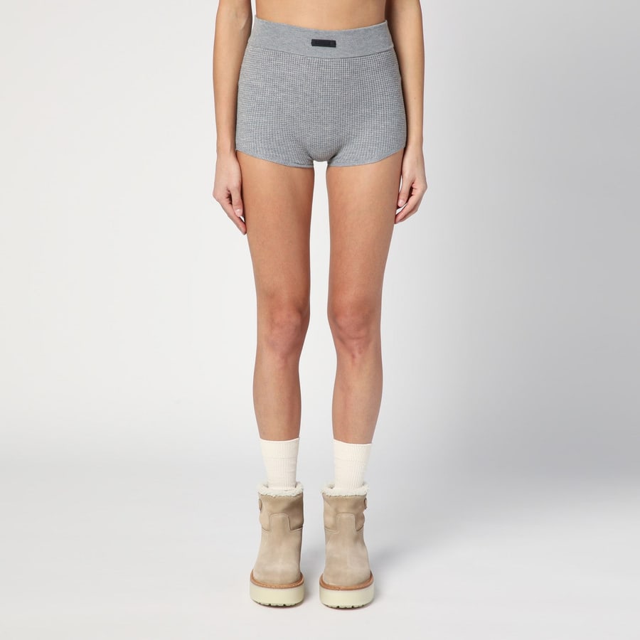 Fear of God Essentials Shorts grigio in nido d'ape