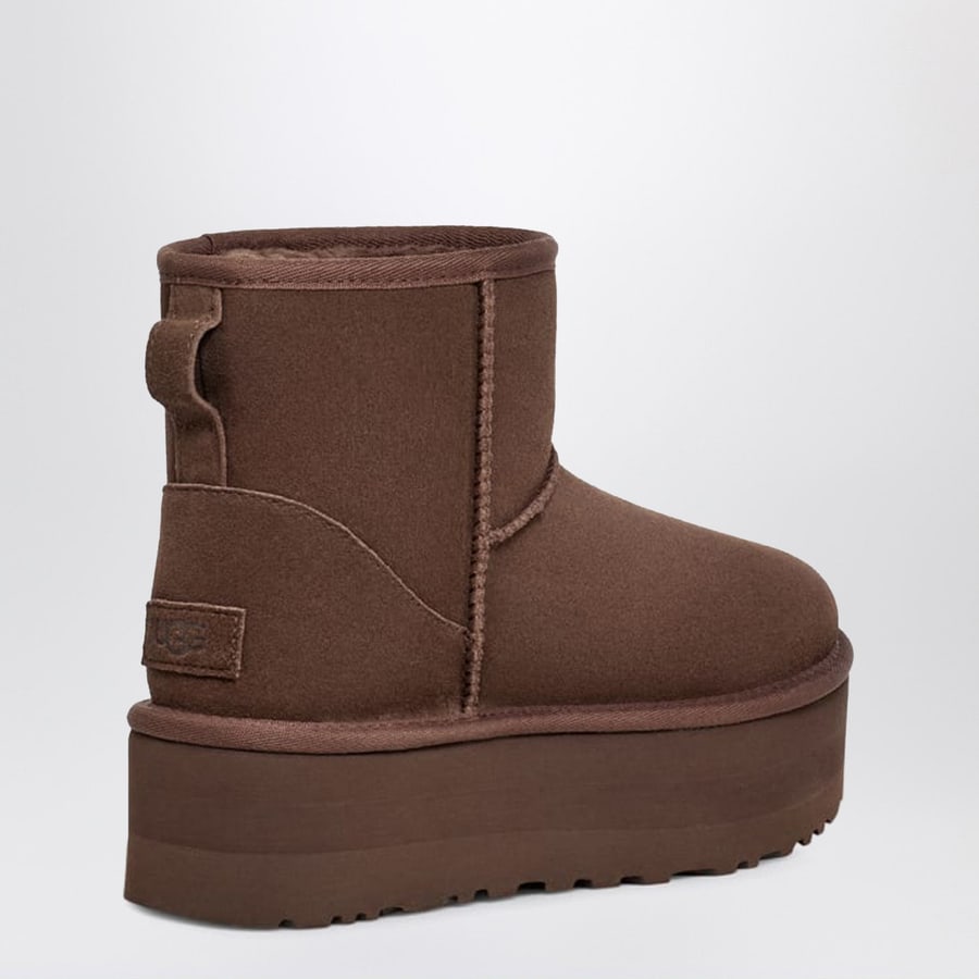 UGG Stivali Classic Mini Con Plateau marrone, view 3