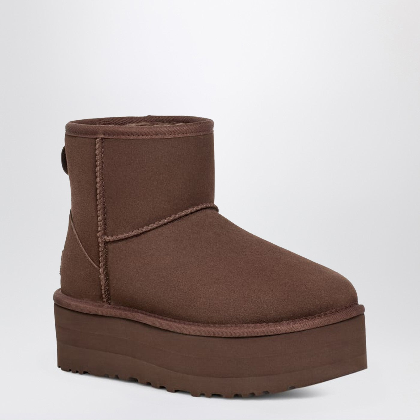 UGG Stivali Classic Mini Con Plateau marrone, view 2