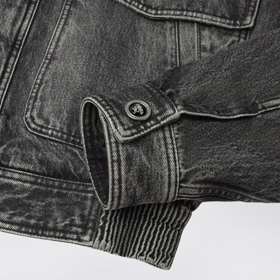 Versace Blouson in denim grigio, view 6