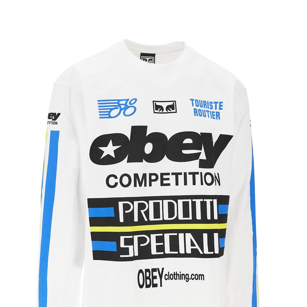 OBEY T-shirt 'COMPETITION CLASSIC LS' in cotone, view 2