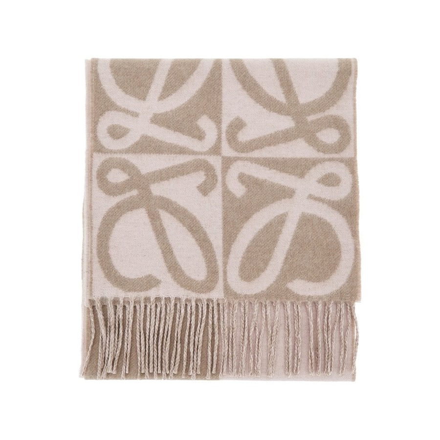 Loewe Sciarpa in lana e cachemire