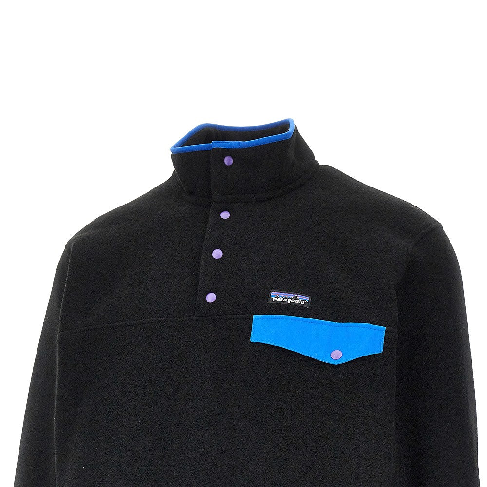 PATAGONIA Pullover Snap-T in pile Synchilla, view 2
