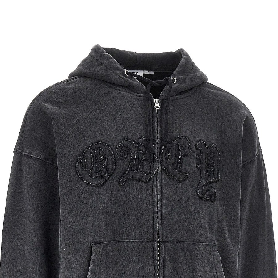 OBEY Felpa in misto cotone 'Gothic', view 2