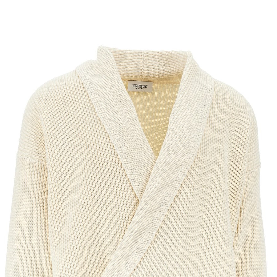 LANEUS Cardigan in maglia di cotone, view 2