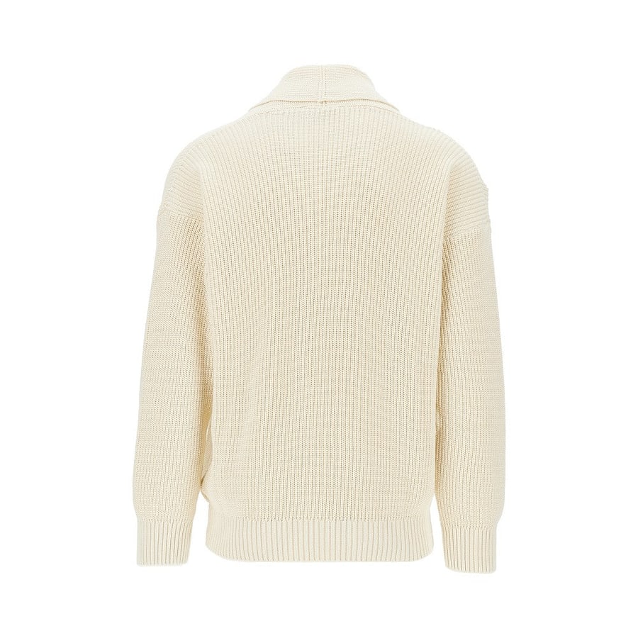 LANEUS Cardigan in maglia di cotone, view 3