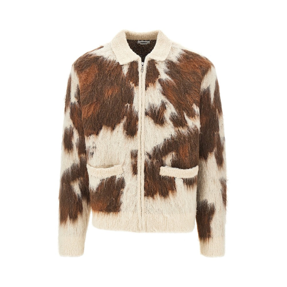 OBEY Cardigan in misto lana e alpaca