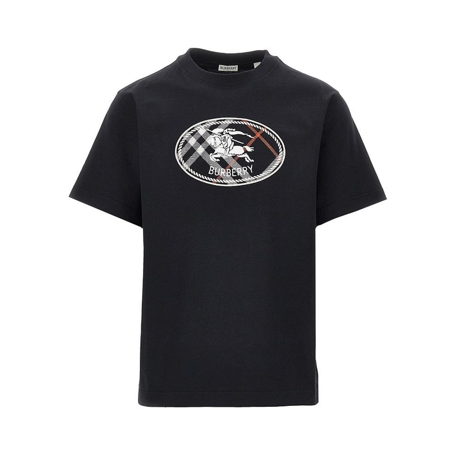 Burberry T-shirt con ricamo 'Knight Stamp'