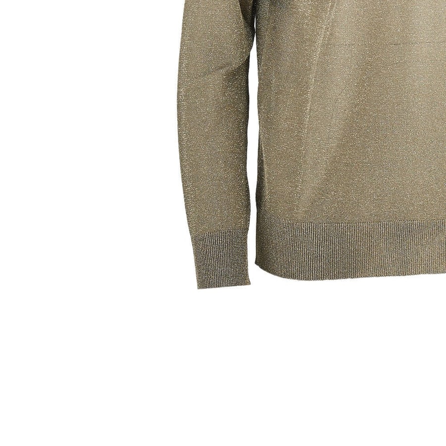 VALENTINO Pullover lurex con pizzo, view 2