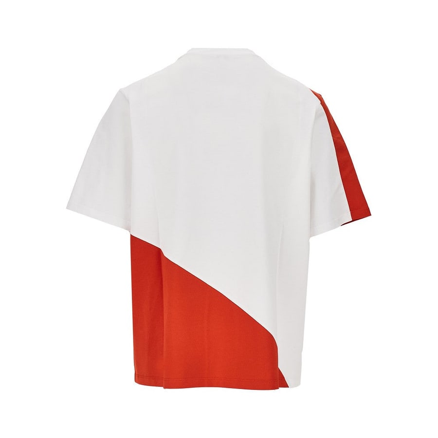 Loewe T-shirt in cotone con patch logo, view 3