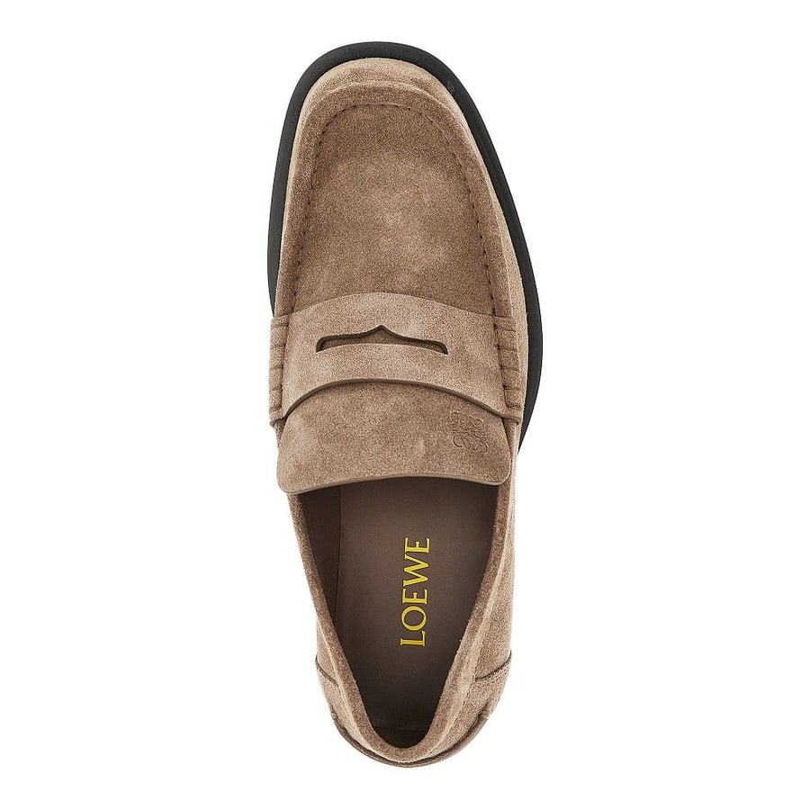 Loewe Mocassini 'Bobine' in pelle scamosciata, view 4