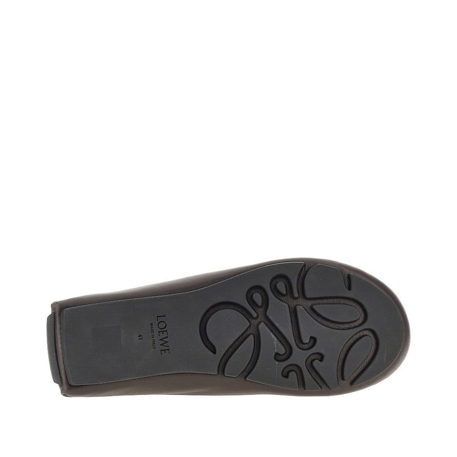 Loewe Scarpe da barca 'Rambla' in pelle, view 5