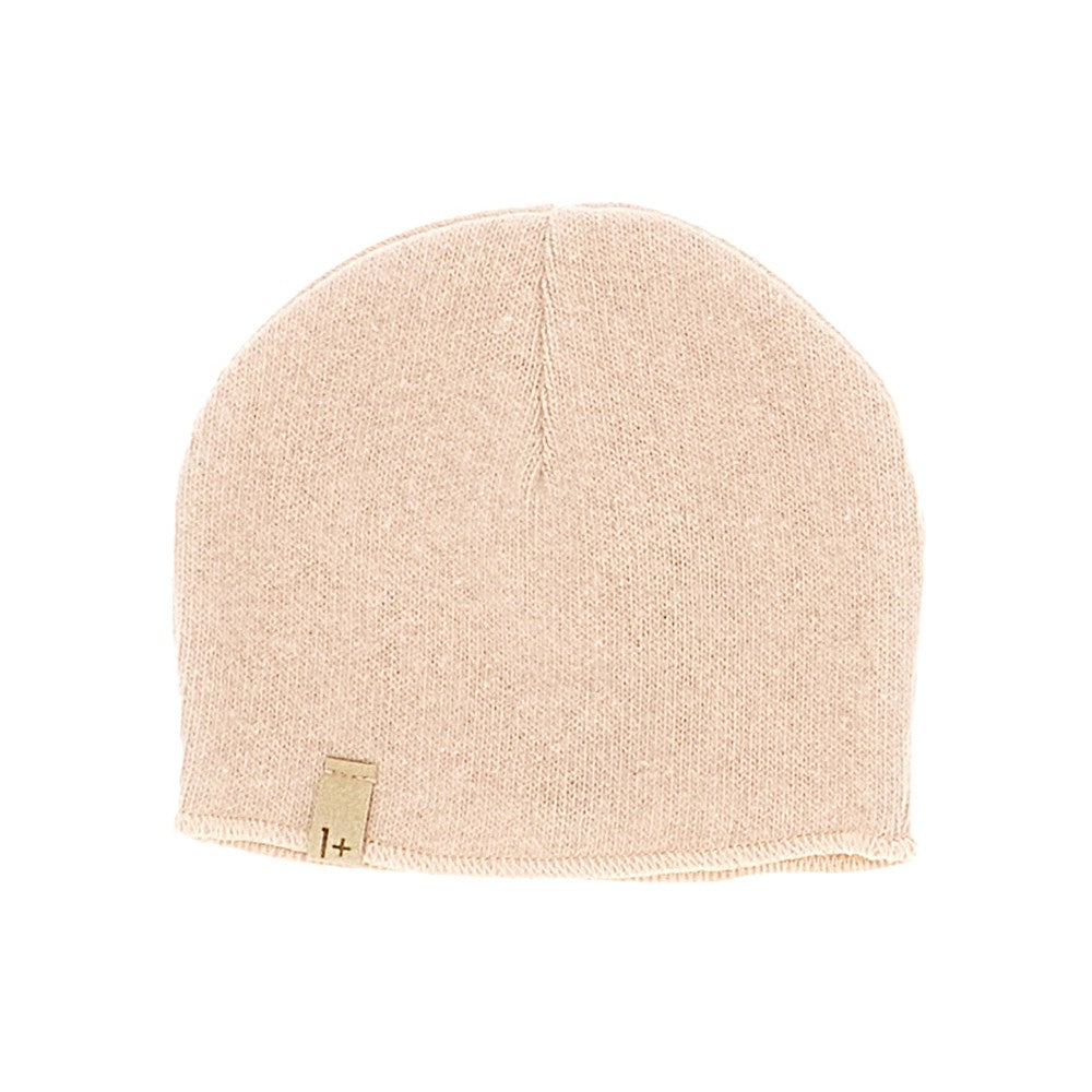1 + IN THE FAMILY Beanie in maglia di misto cotone