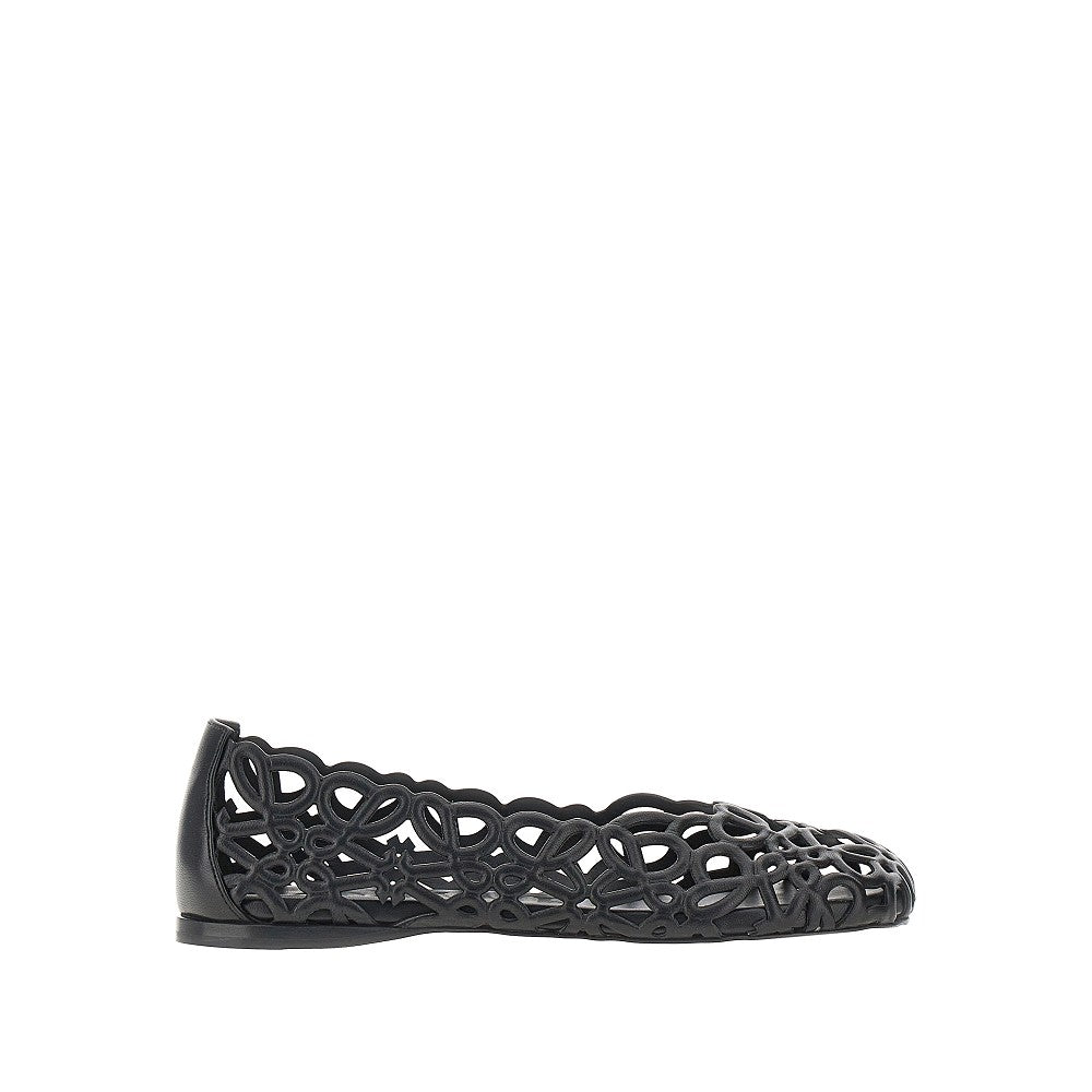 Loewe Ballerine 'Petal Anagram' in pelle