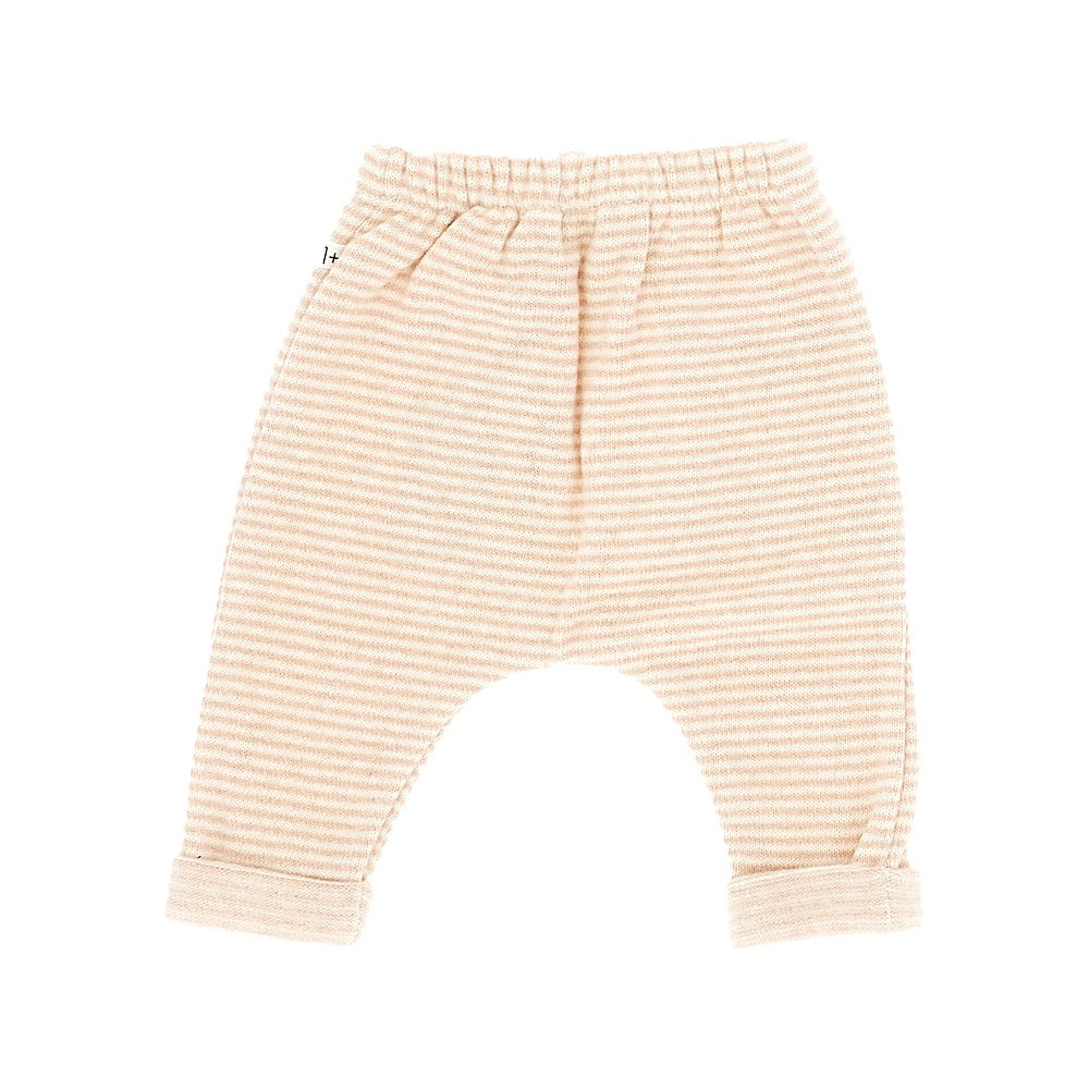 1 + IN THE FAMILY Pantalone in misto cotone a righe, view 2