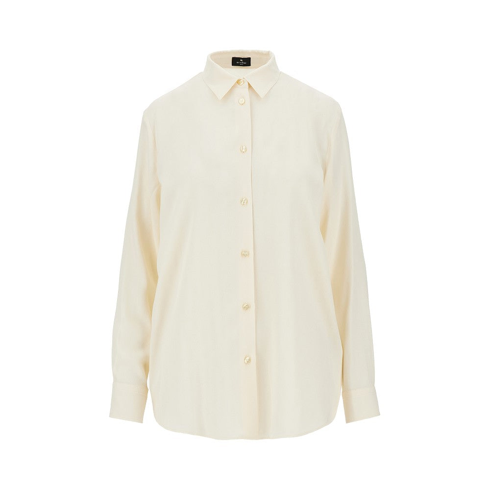Etro Camicia in misto seta jacquard