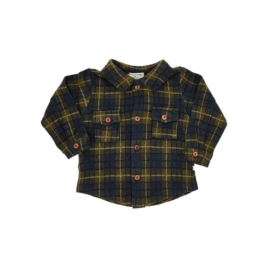 1 + IN THE FAMILY Camicia in flanella a quadretti