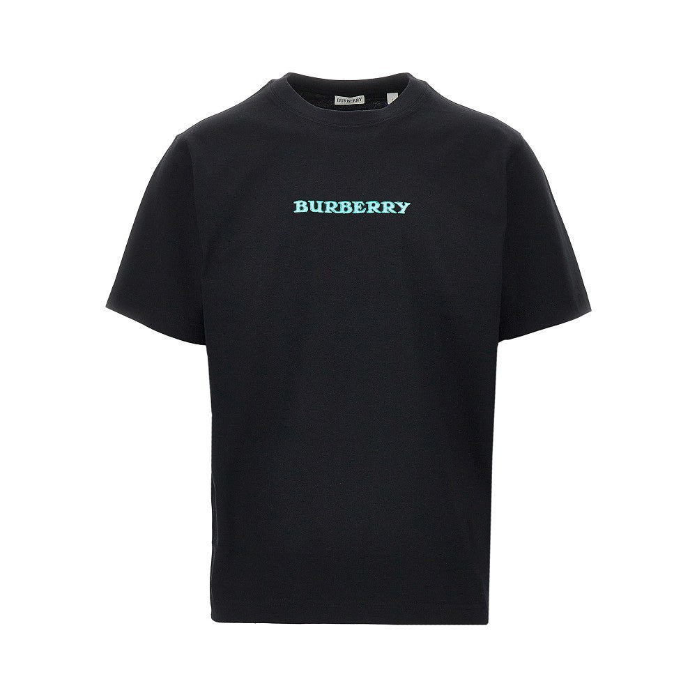 Burberry T-shirt con stampa logo Heritage