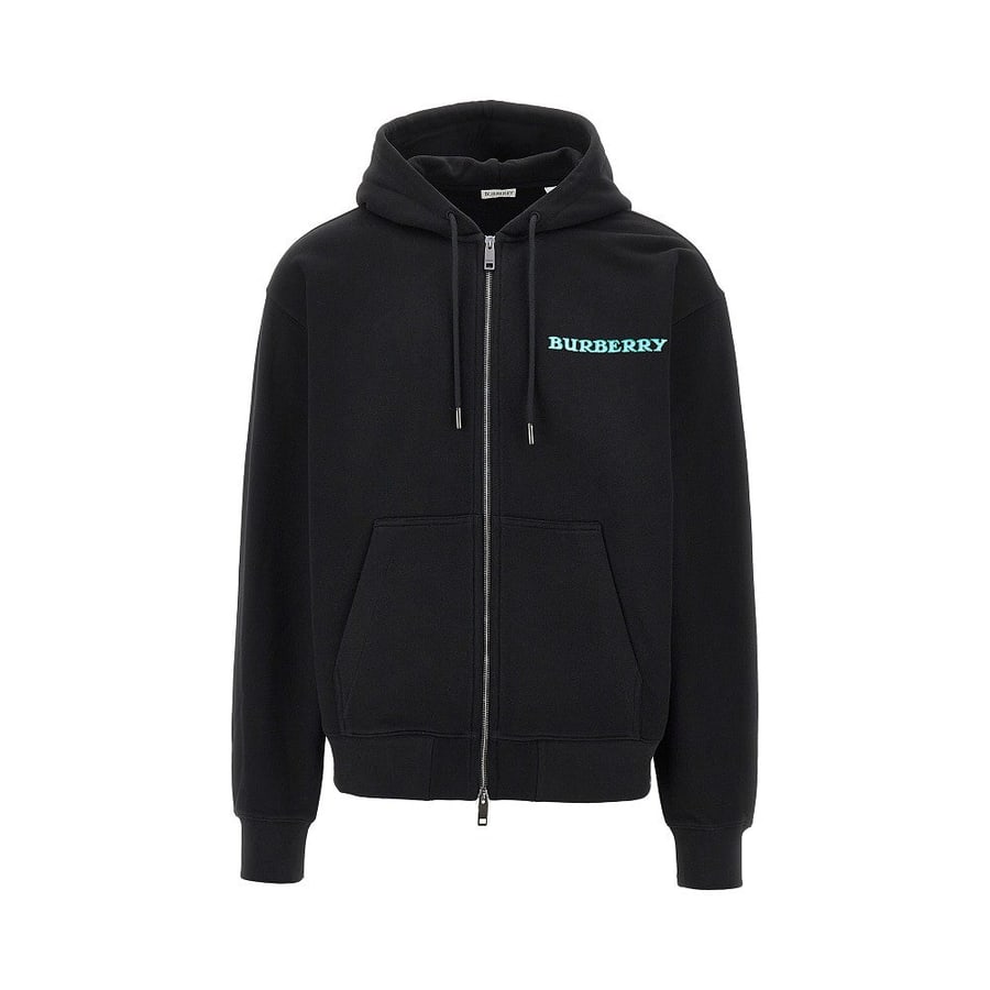 Burberry Felpa full-zip con stampa logo Heritage