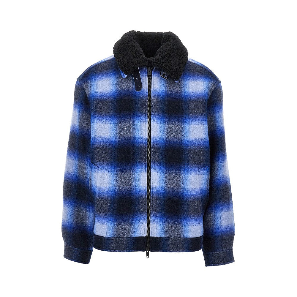 Balenciaga Giacca in flanella a quadri