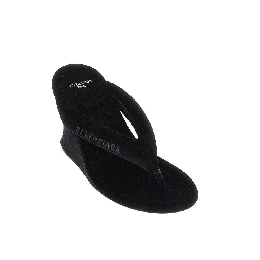 Balenciaga Infradito con zeppa 'Gaeta', view 2