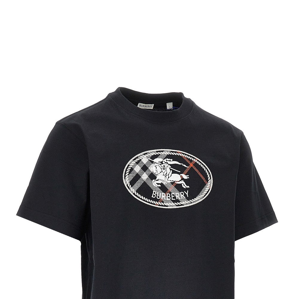 Burberry T-shirt con ricamo 'Knight Stamp', view 2